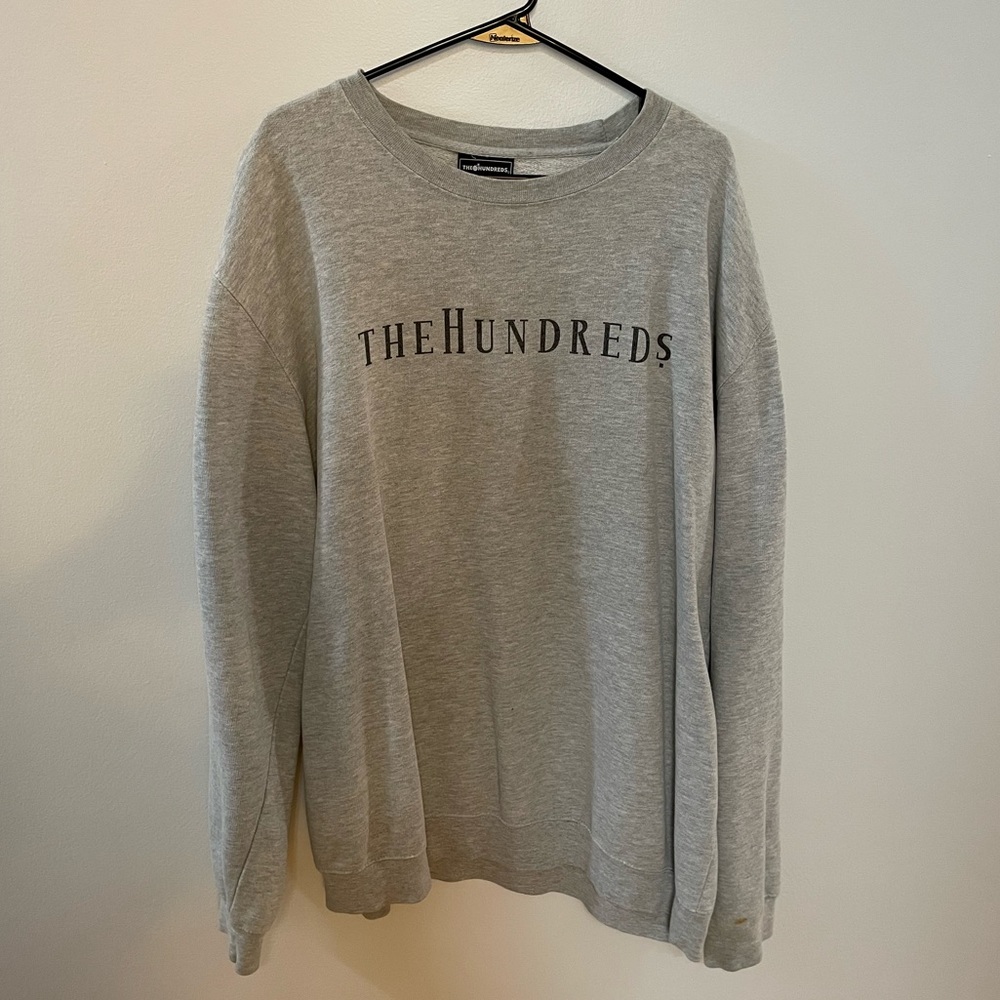 The Hundreds Logo Long Sleeve Crewneck Sweatshirt XXL